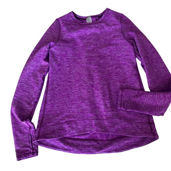 Ivivva by Lululemon Calm to Energy Girls' Pink Long Sleeve Top - Size 10 - Picture 1 of 6